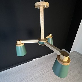 Люстра на штанге Imperiumloft Prop Green коричневый арт. prop01