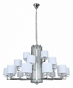 Подвесная люстра Newport 35400 металл арт. 35412+6+3/C chrome без абажуров