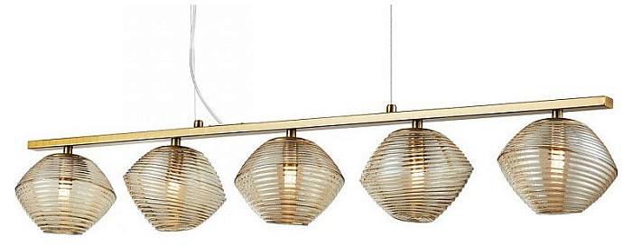 Подвесной светильник Imex Oreon коричневый арт. MD.9402-5-P-BR