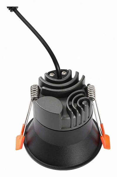 Встраиваемый светильник iLedex Technical Mars черный арт. 207-7W-D75-4000K-24DG-BK