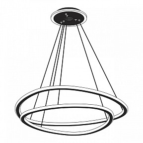 Подвесной светильник Citilux ТRIO черный арт. CL215B061E