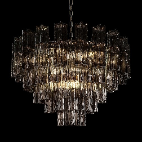 Подвесная люстра Loft it Murano бронза арт. 10580/800 Smoke