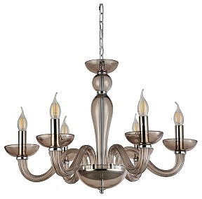 Подвесная люстра Newport ARLETTE хром арт. 8646/С chrome coffee