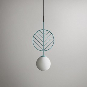 Подвесной светильник Imperiumloft Leaf B голубой арт. LEAF01