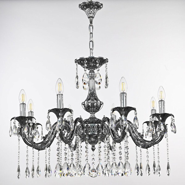 Подвесная люстра Bohemia Ivele Crystal AL7901 никель арт. AL79101/8/250 A NB