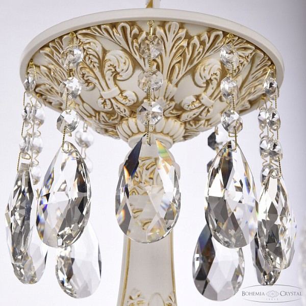 Подвесная люстра Bohemia Ivele Crystal AL7901 белый арт. AL79101/10+5/250/2D A WMG P Shampan/M-1G