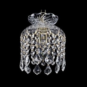 Подвесной светильник Bohemia Ivele Crystal 1478 золото арт. 14781/15 G Leafs