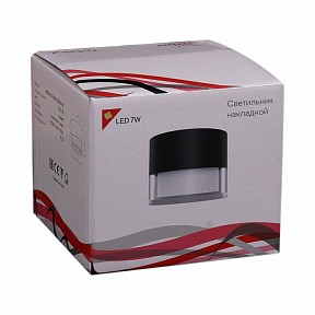 Накладной светильник Reluce 81155 черный арт. 81155-9.5-001MN LED7W BK