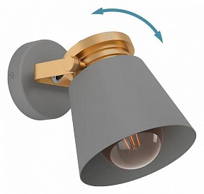 Спот Eglo Twicken серый арт. 43835