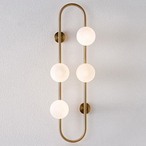 Накладной светильник Imperiumloft HOOP WALL золото арт. HOOP-WALL01