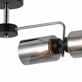 Люстра на штанге ILLUMICO  хром арт. IL8249-4COU-79 BK CR