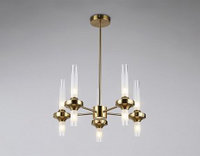 Люстра на штанге Ambrella Light HIGH LIGHT латунь арт. LH55358