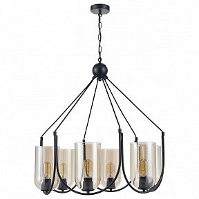 Подвесная люстра Vele Luce Fiamma черный арт. VL5812P06