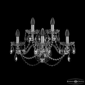 Бра Bohemia Ivele Crystal 1402 никель арт. 1402B/3+2/195/XL Ni
