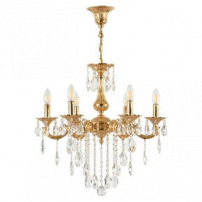 Подвесная люстра Bohemia Ivele Crystal AL77 золото арт. AL77101/6/175 B G