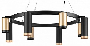 Подвесная люстра Lightstar Rullo черный арт. LR01840487470