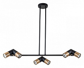Люстра на штанге Indigo Doppio черный арт. 11036/6R Black