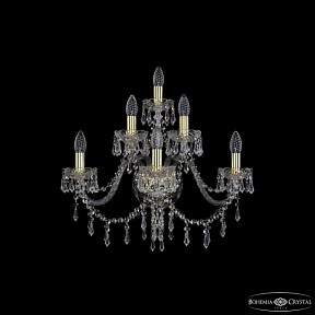 Бра Bohemia Ivele Crystal 1403 золото арт. 1403B/3+2+1/240 G