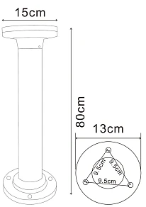 Наземный светильник Arte Lamp Amsterdam черный арт. A1213PA-1BK