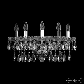 Бра Bohemia Ivele Crystal 1413 никель арт. 1413B/5/165/XL Ni