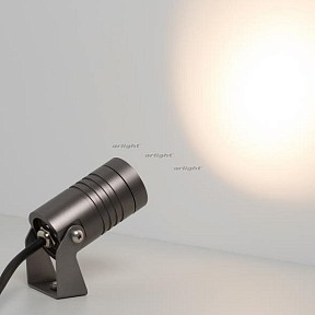 Наземный светильник Arlight ALT-RAY-R42-5W Warm3000 (DG, 25 deg, 230V) черный арт. 026446