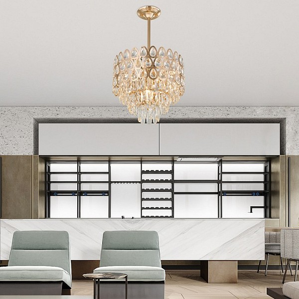 Светильник на штанге Arte Milano Sorrento-2019 золото арт. 372019/6/300/390 GD
