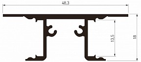 Профиль Elektrostandard LL-2-ALP022 черный арт. a066621