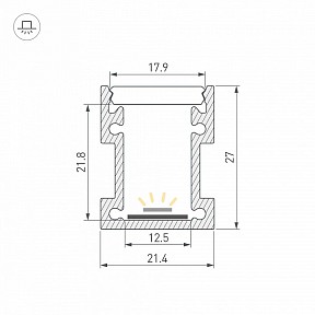 Профиль Arlight FLOOR металл арт. 060246