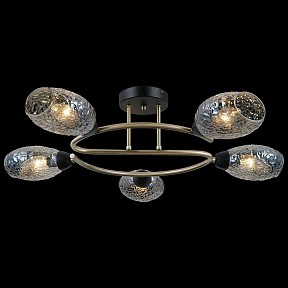 Потолочная люстра ILLUMICO  бронза арт. IL0300-5CSQ-79 BK AB