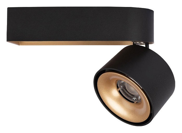 Накладной светильник Loft it Knof черный арт. 10324/A Gold Black