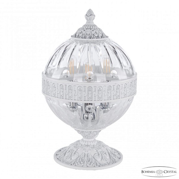 Настольная лампа декоративная Bohemia Ivele Crystal AL5681 белый арт. AL5681L/20 WMN Clear/D