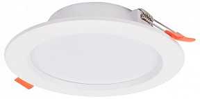 Встраиваемый светильник Jazzway  белый арт. PLED DL7 12w 4000K WH IP54