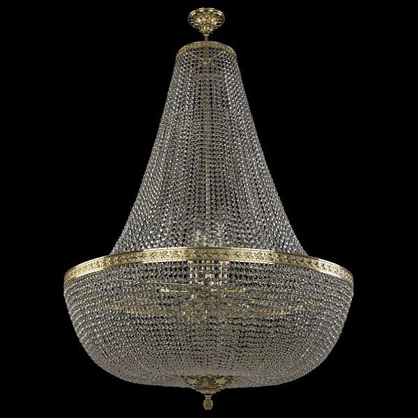 Светильник на штанге Bohemia Ivele Crystal 1905 золото арт. 19051/H2/100IV G
