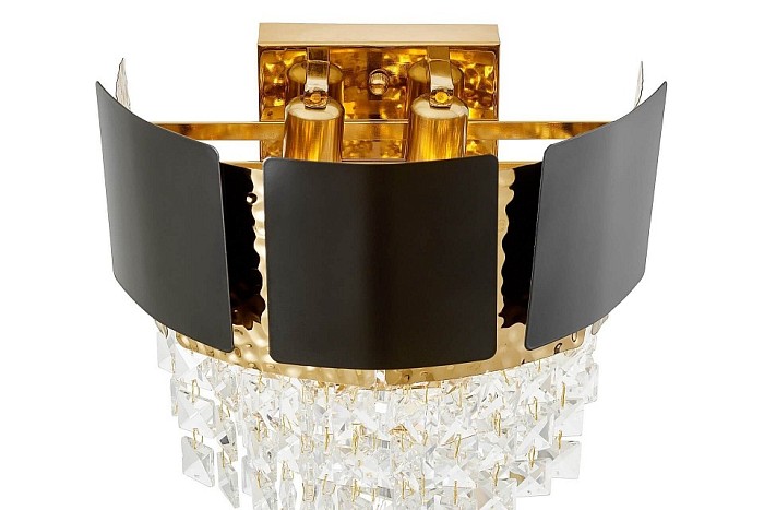 Накладной светильник LUMINA DECO MOLINA золото арт. LDW 7045-2 BK+GD