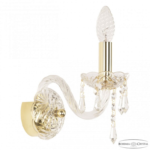 Бра Bohemia Ivele Crystal 104 золото арт. 104B/1/141 G
