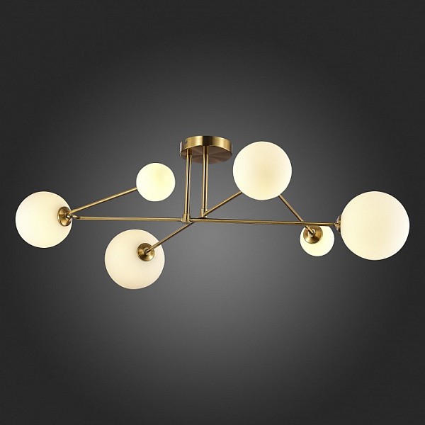 Потолочная люстра EVOLUCE Fantini желтый арт. SLE2211-302-06