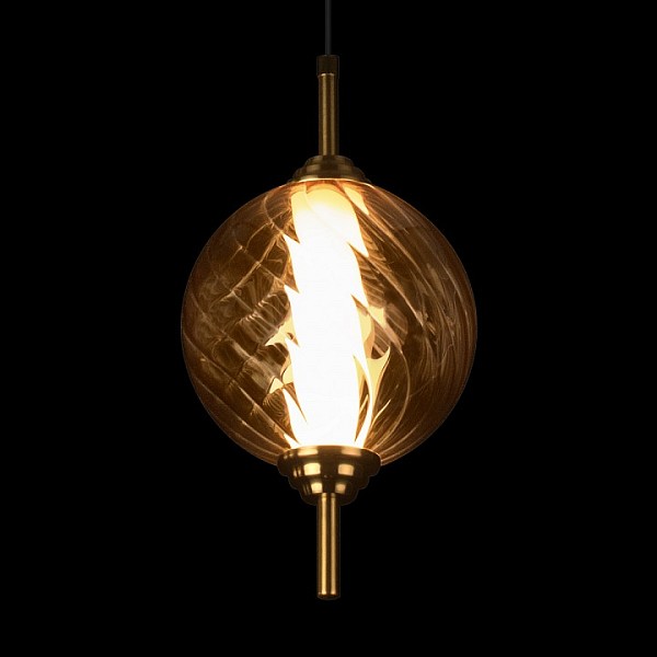 Подвесной светильник Loft it Helix бронза арт. 10421/B Amber