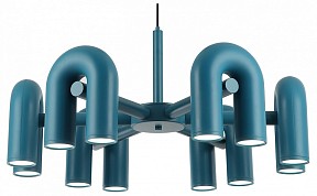 Подвесная люстра Kink Light Канти голубой арт. 08465-6,07