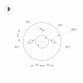 Бра Arlight VINCI черный арт. 036931