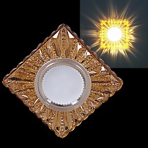 Встраиваемый светильник Reluce  хром арт. 12041-9.0-001LD MR16+LED3W TEA
