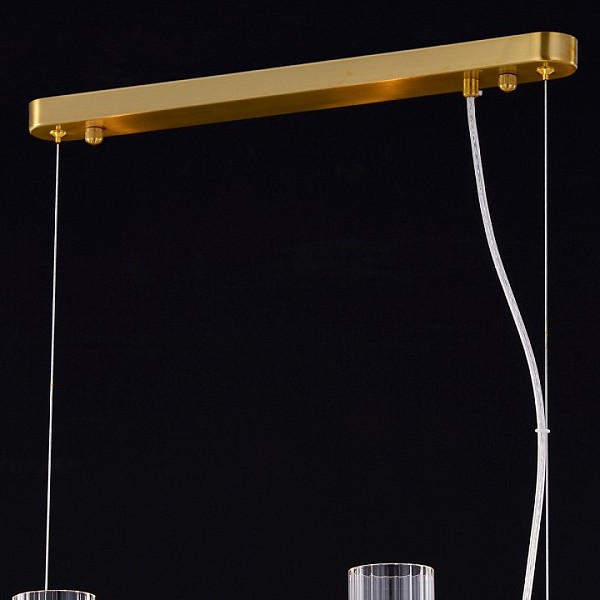 Подвесная люстра ILLUMICO BRASS TUBO бронза арт. IL5177-8LLS-29 BRASS TUBO