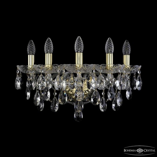 Бра Bohemia Ivele Crystal 1415 золото арт. 1415B/5/165/XL G