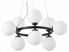 Подвесная люстра LUMINA DECO MARSIADA черный арт. LDP 6033-9 BK