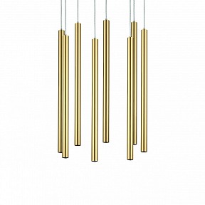Подвесная люстра Lightstar Tubo золото арт. L8T747233