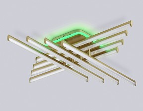 Люстра на штанге Ambrella Light COMFORT золото арт. FL6263