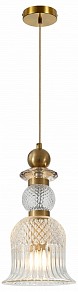 Подвесной светильник Moderli Glassy коричневый арт. V10905-P