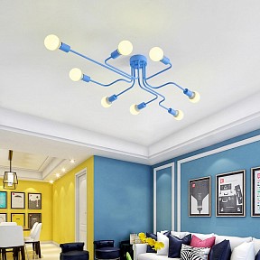 Потолочная люстра Imperiumloft SCHEME синий арт. SCHEMEBLUE01