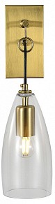 Бра Indigo Goccia черный арт. 11064/1W Clear