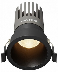 Встраиваемый светильник Maytoni  черный арт. DL118-15W-3K-B