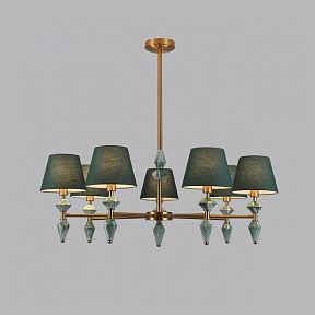 Люстра на штанге Lumion VERMONT зеленый арт. 8275/7